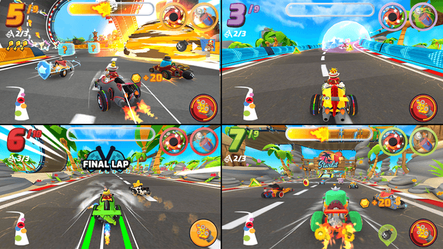 Starlit Kart Racing's background