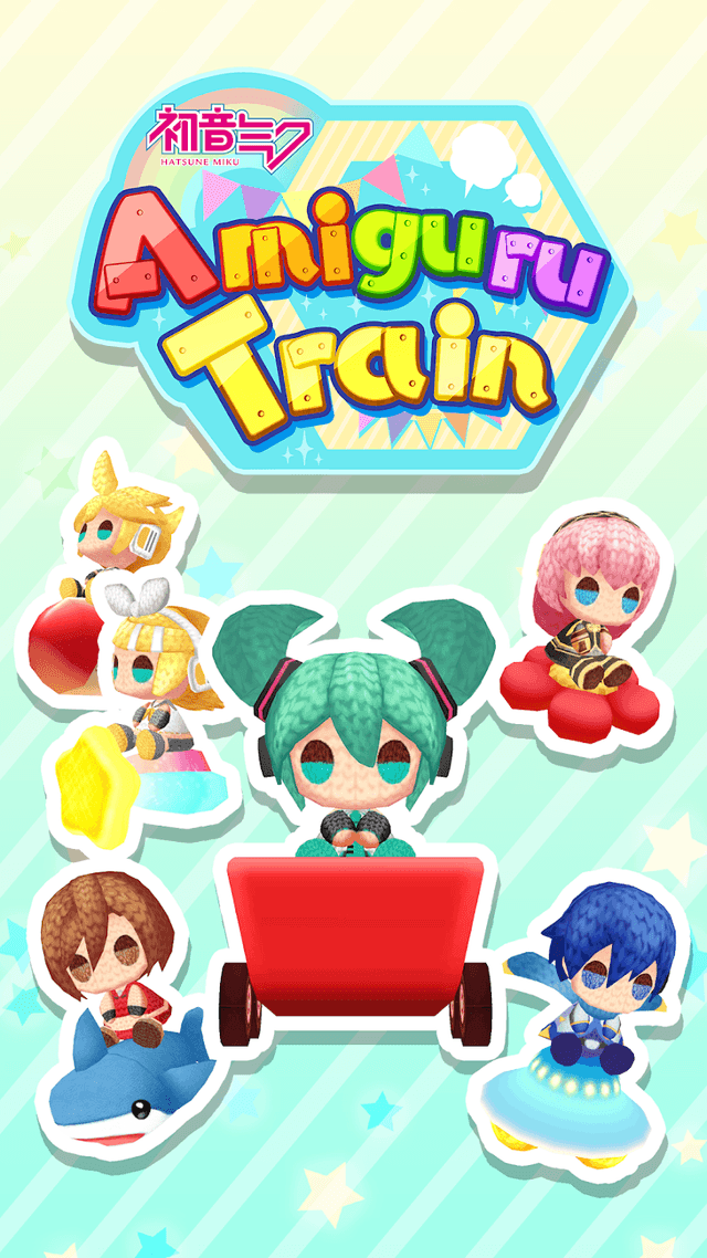 Hatsune Miku Amiguru Train's background