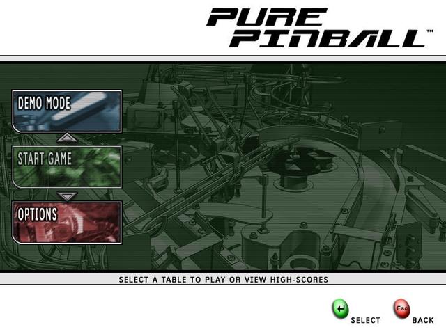 Pure Pinball's background