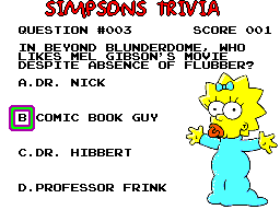 The Simpsons Trivia's background