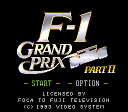 F-1 Grand Prix Part II's background