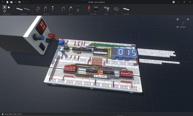 Crumb Circuit Simulator's background