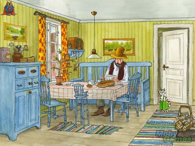 Pettson o Findus och Mucklornas Värld's background