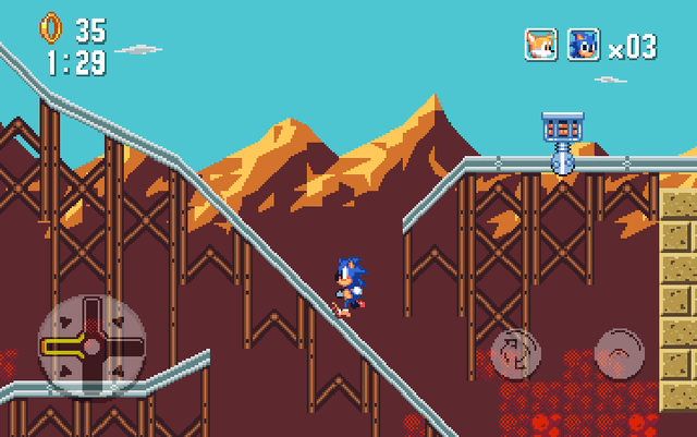 Sonic 1 SMS Remake's background