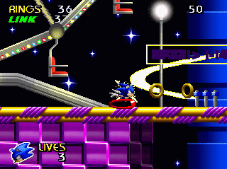 Sonic the Hedgehog: Time Attacked's background