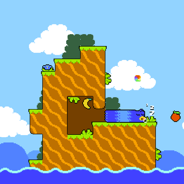 SnakeBird NES's background