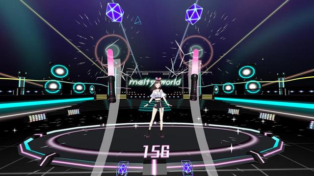 Kizuna AI: Touch the Beat!'s background