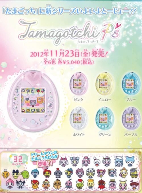 Tamagotchi P's's background