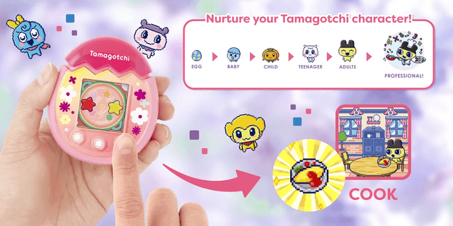 Tamagotchi Pix's background