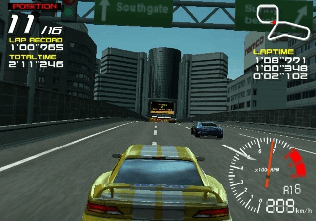 Ridge Racer V's background