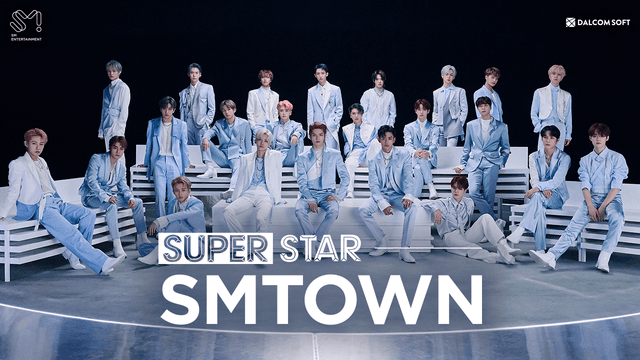 SuperStar SMTown's background