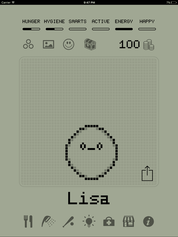 Hatchi: A Retro Virtual Pet's background