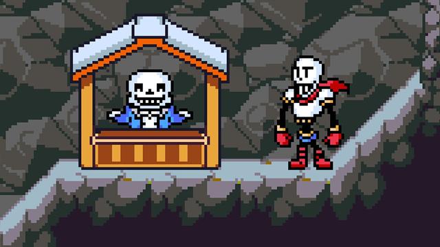 Papyrus's Big Christmas Adventure's background