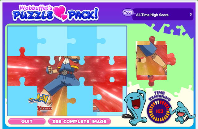 Wobbuffet's Puzzle Pack's background