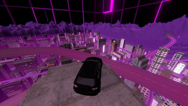 Rhythm Drive: Synthwave City's background