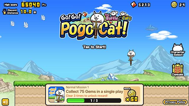 Go! Go! Pogo Cat!'s background