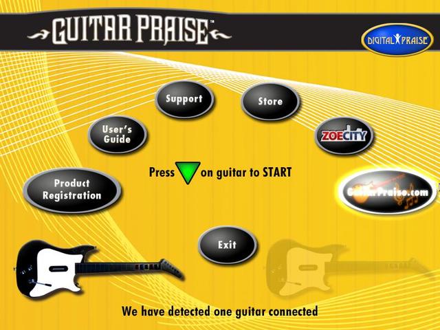 Guitar Praise: Solid Rock's background