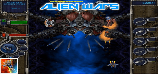 Alien Wars's background