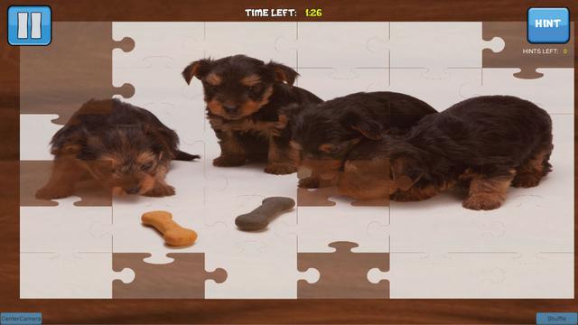 Bepuzzled Puppy Dog Jigsaw Puzzle's background