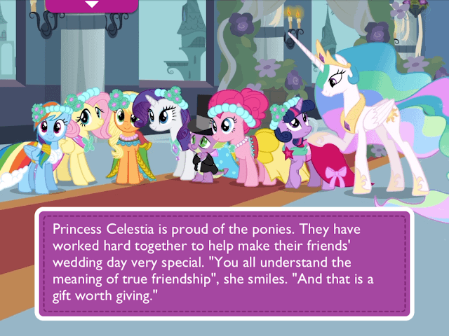 My Little Pony: A Canterlot Wedding's background