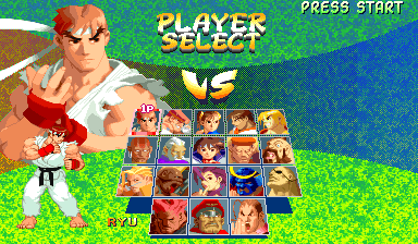 Street Fighter Alpha 2's background