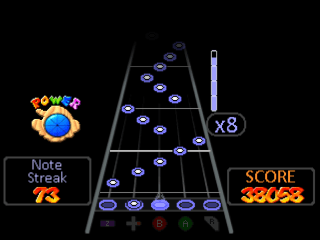 Guitar Hero 64's background