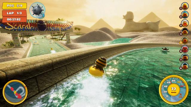 Rubberduck Wave Racer's background