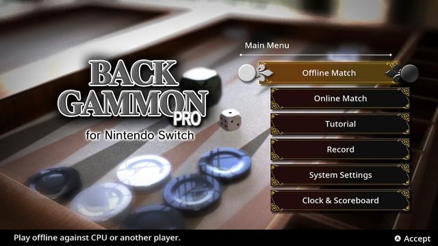 Backgammon Pro for Nintendo Switch's background