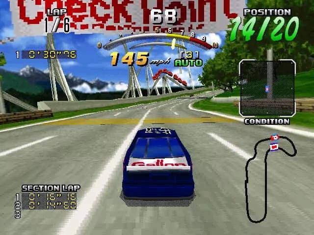 Daytona USA Deluxe's background