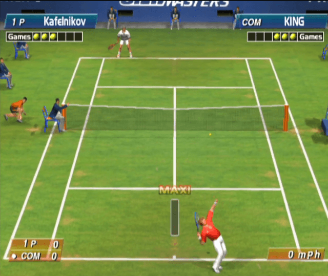 Virtua Tennis 2's background