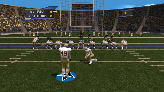 NCAA College Football 2K2's background