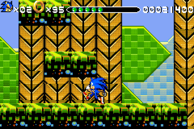 Sonic 3 Fighter Sonic's background