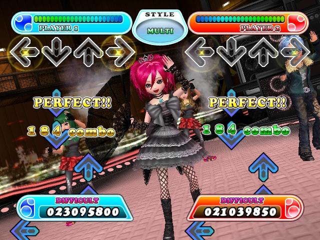 Dance Dance Revolution Hottest Party 3's background