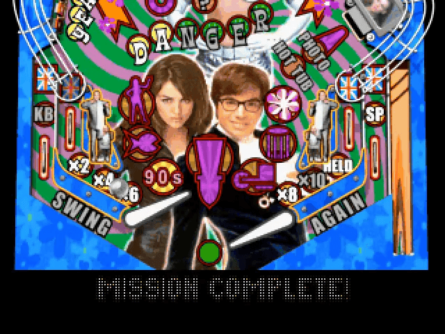 Austin Powers Pinball's background