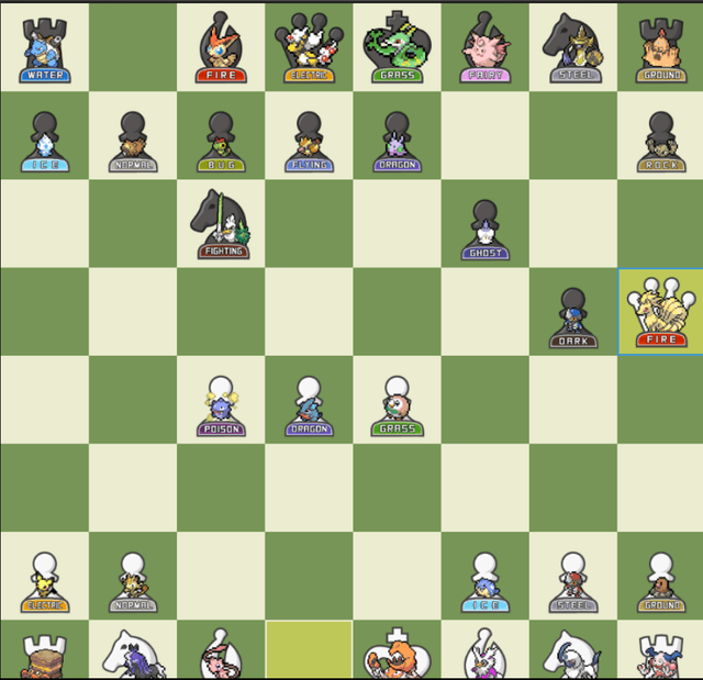 Pokémon Chess's background