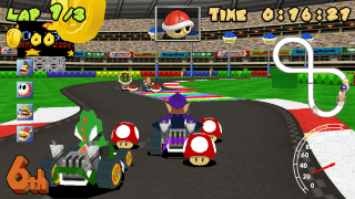 Mario Kart: Speed Strife's background