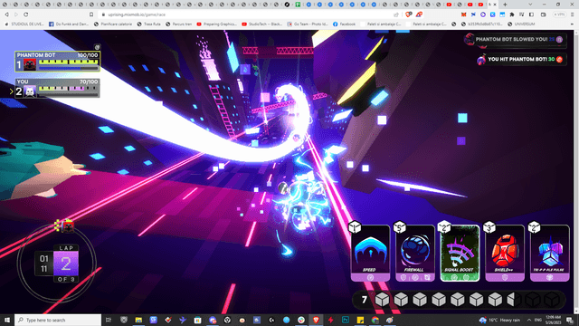 Mixmob: Racer 1's background
