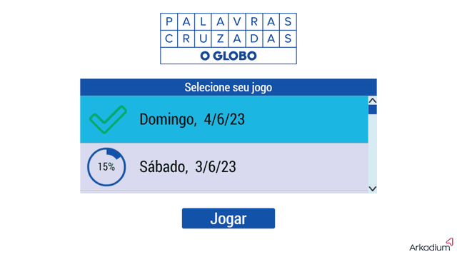 Palavras Cruzadas: O Globo's background