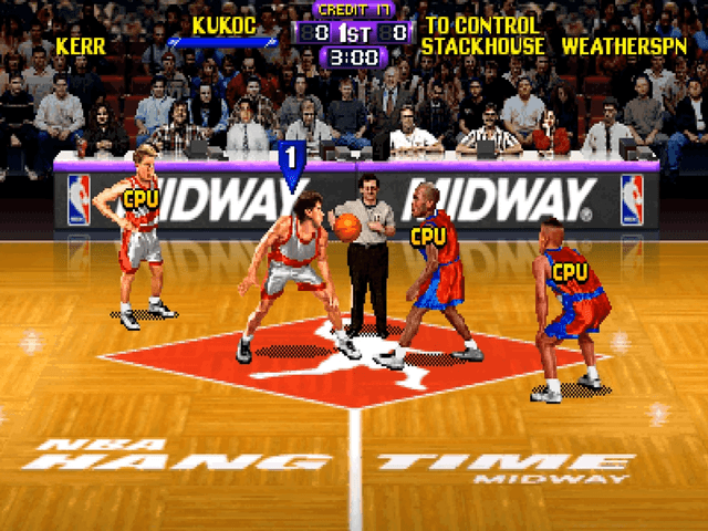 NBA Hangtime's background