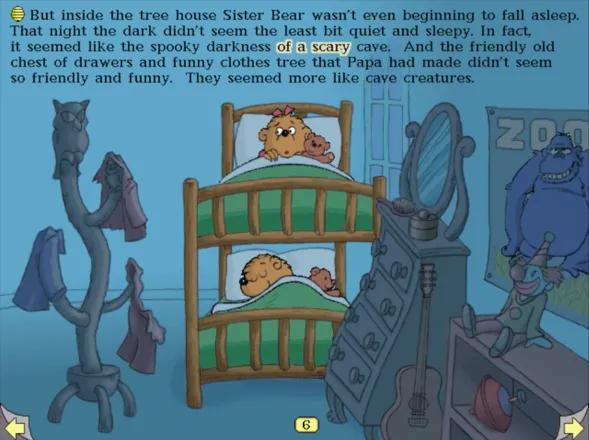 Living Books: The Berenstain Bears in the Dark's background