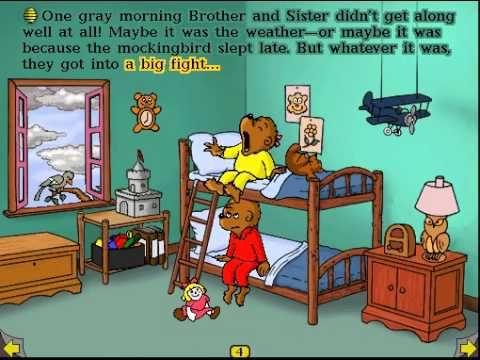 Living Books: The Berenstain Bears Get in a Fight's background