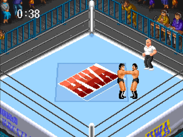 Super Fire Pro Wrestling 2's background