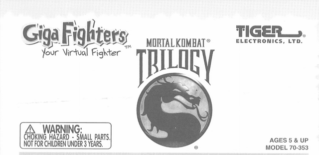 Mortal Kombat Trilogy: Giga Fighters - Your Virtual Fighter's background