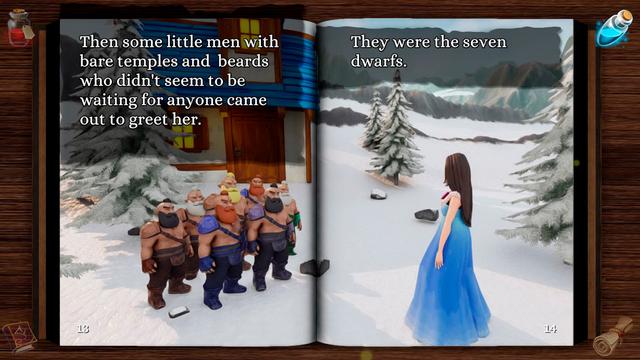 Snow White: Interactive Book's background