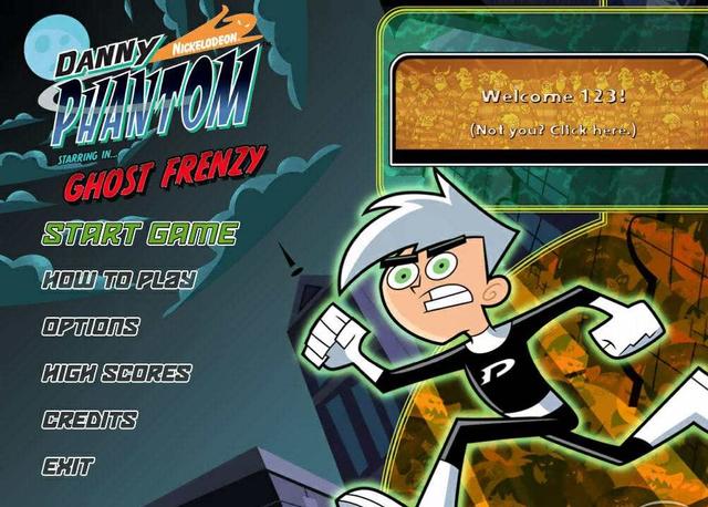 Danny Phantom: Ghost Frenzy's background