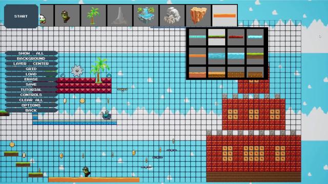 Platform Game Maker's background