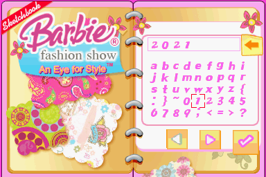 Barbie Fashion Show: Eye for Style's background