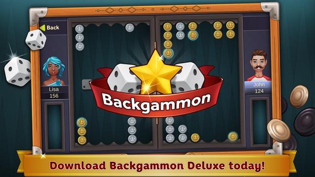 Backgammon Deluxe's background