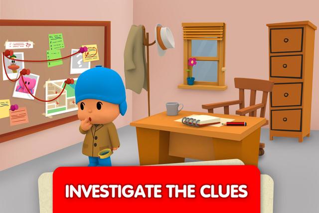 Pocoyo and the Mystery of Hidden Objects's background