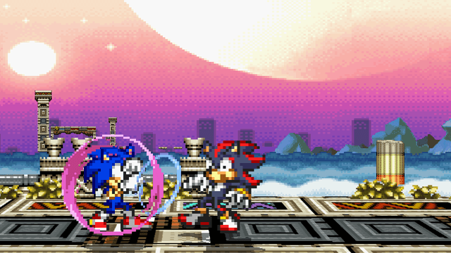 Sonic Battle Rush's background